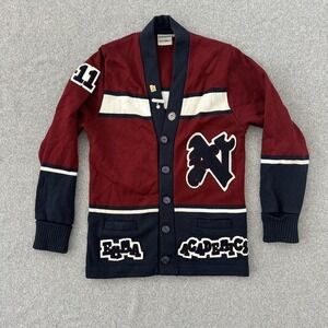 Coleman HOSA Utah Varsity Cardigan Sweater Womens‎ Small Academic Patches Knit
